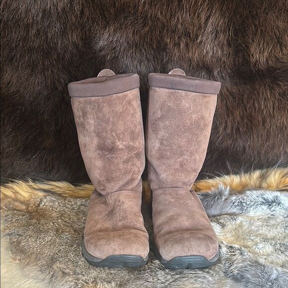 Merrell Brown Suede Boots 8.5 (6000A) - Picture 1 of 6